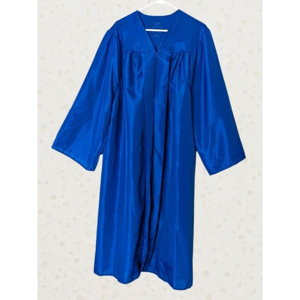 Jostens BDG Collection Unisex Royal Blue Graduation Gown Fits 5'7" - 5'9"